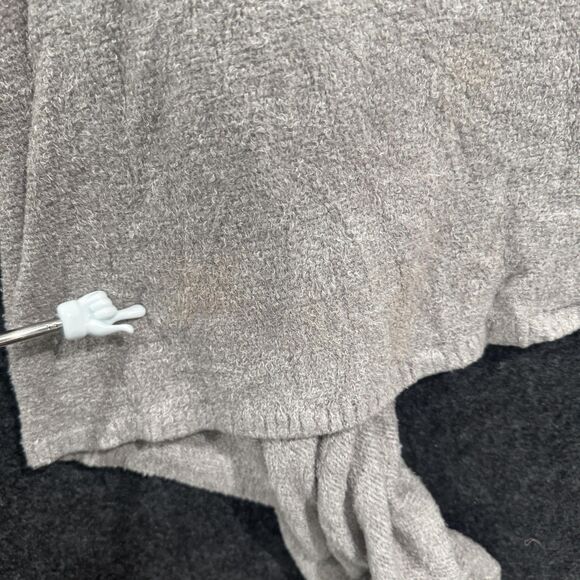 Barefoot Dreams Cardigan Sweater Womens L XL Gray Bamboo Chic Lite Open Front - Picture 7 of 9